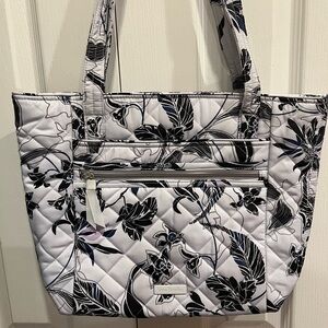 VERA BRADLEY Performance Twill Small Vera Tote Bag - Twilight Garden